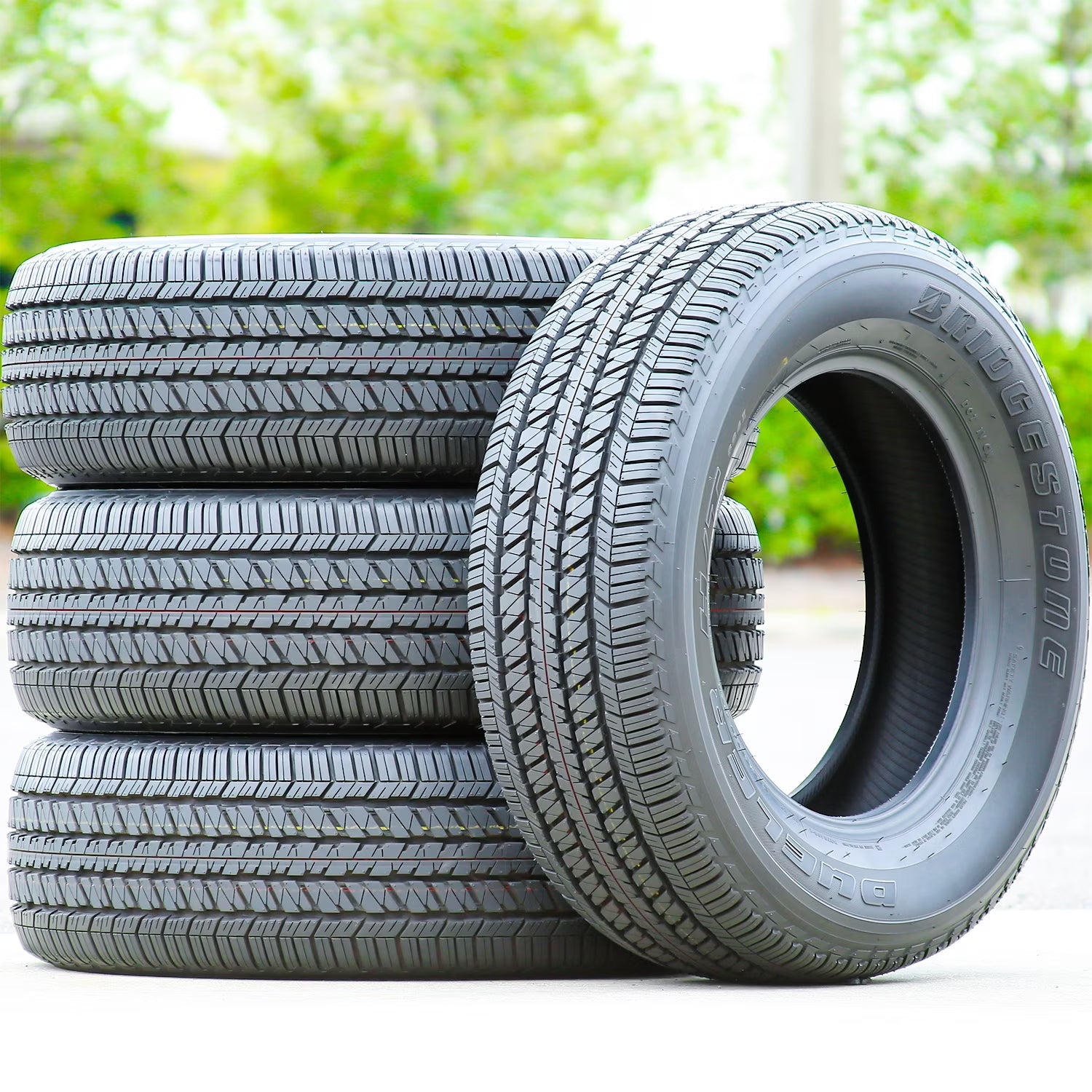 Set of 4 Bridgestone Dueler H/T 684 II 245/70R17 108S a/s All Season Tires