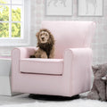 Delta Children Elena Glider Swivel Rocker Chair. Blush Velvet