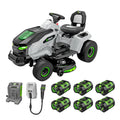 Ego 42In Lawn Tractor With 6Ah Battery 6Pk, Turbo Charger And Adapter Kit