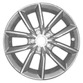 Remanufactured Painted Bluish Silver Aluminum Wheel 17 x 7.5 fits 2021 Honda Accord