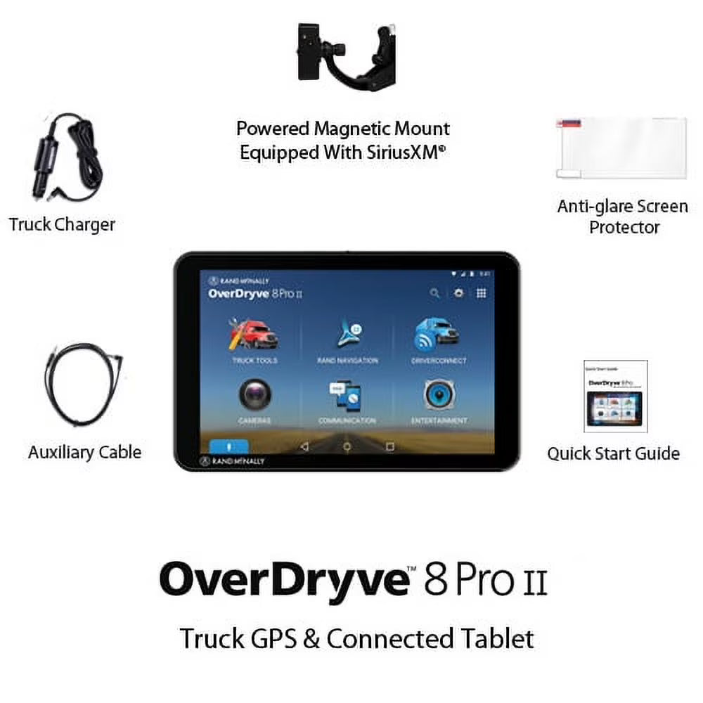 Rand McNally OverDryve 8 Pro II