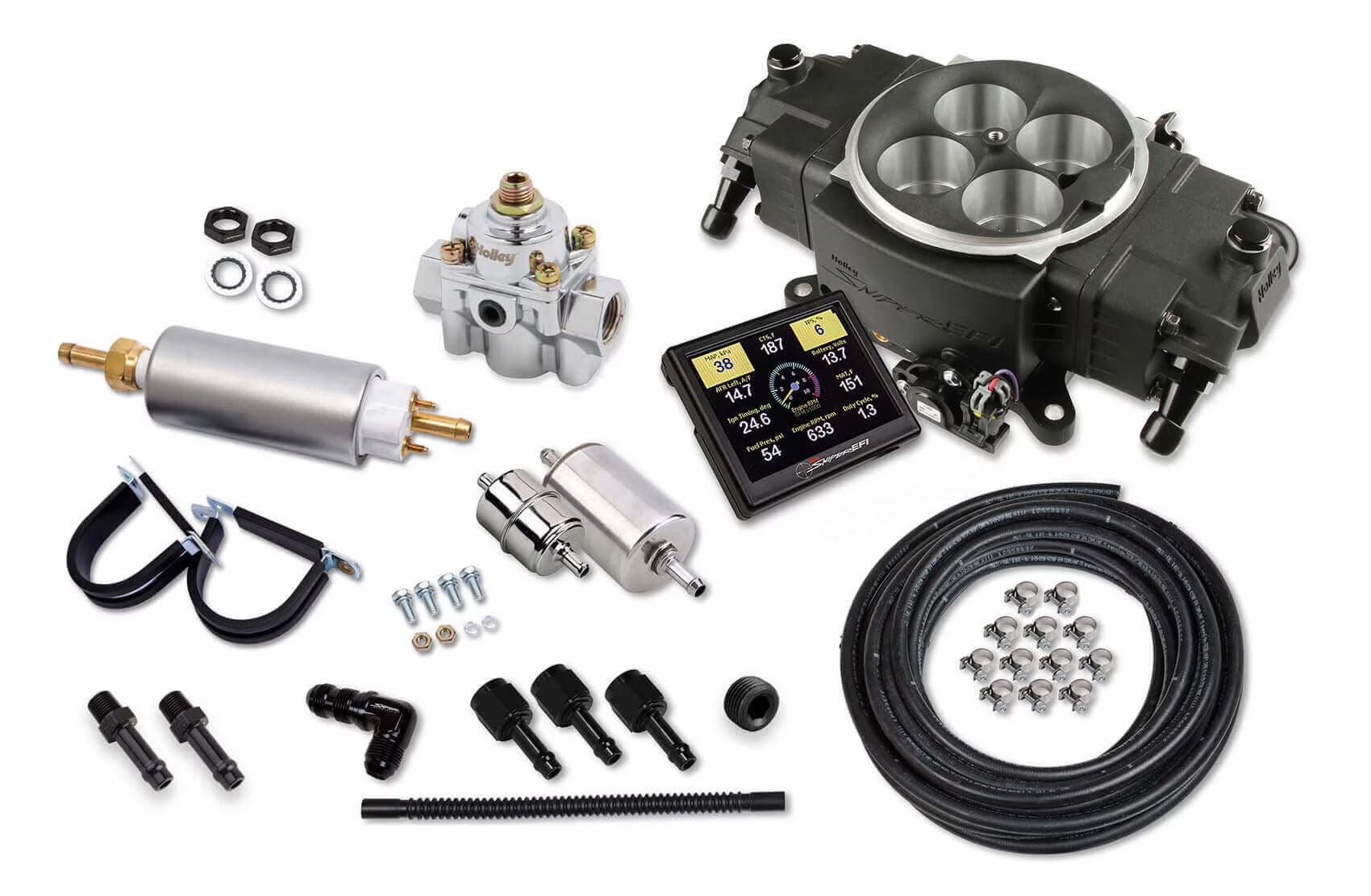 Holley EFI 550-871K 4150 Sniper Stealth Master Kit