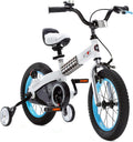 RoyalBaby Buttons Blue 16 inch Kid-s Bicycle With Training Wheels and Kickstand