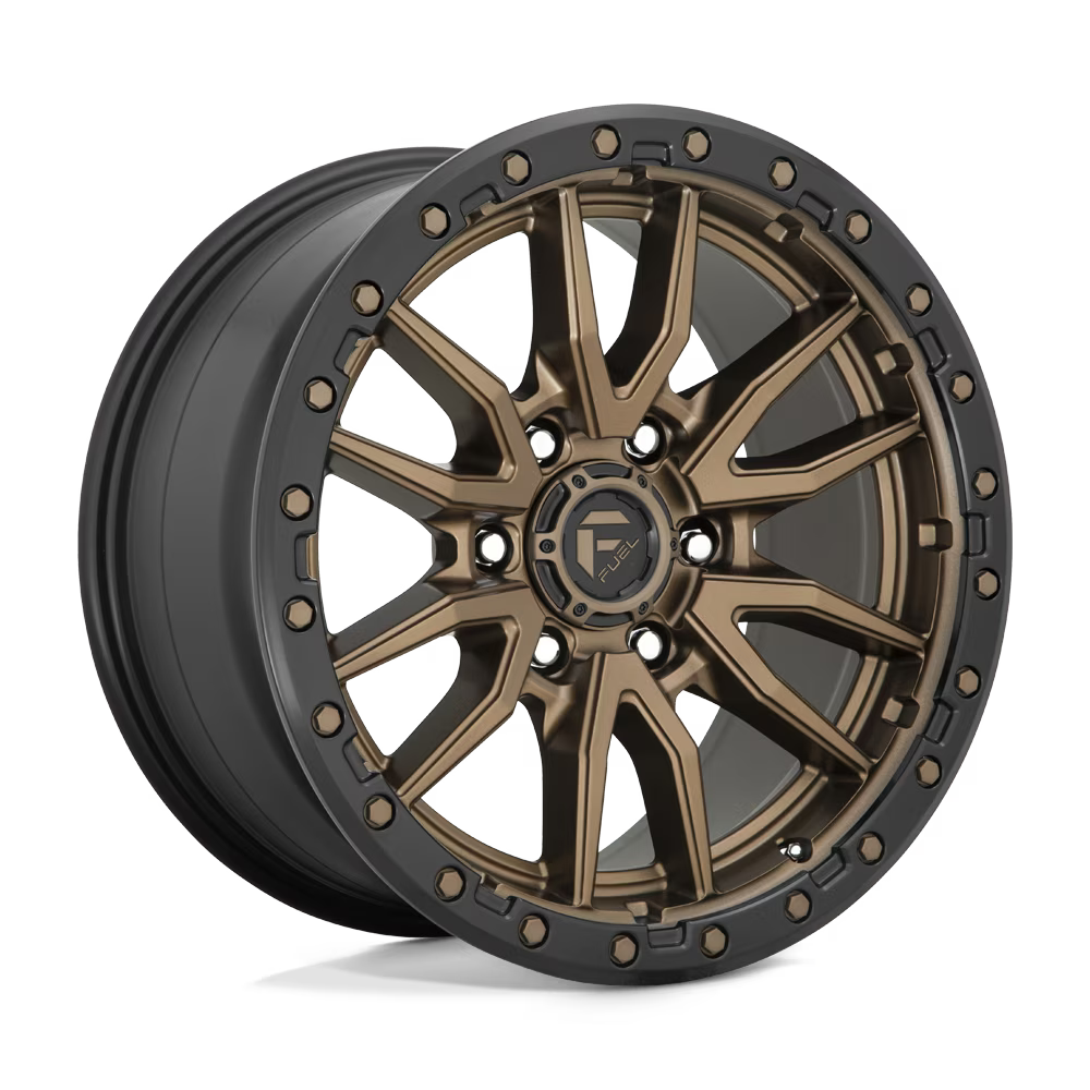 Fuel Rebel 18X9 Matte Bronze Black Bead Ring Wheel