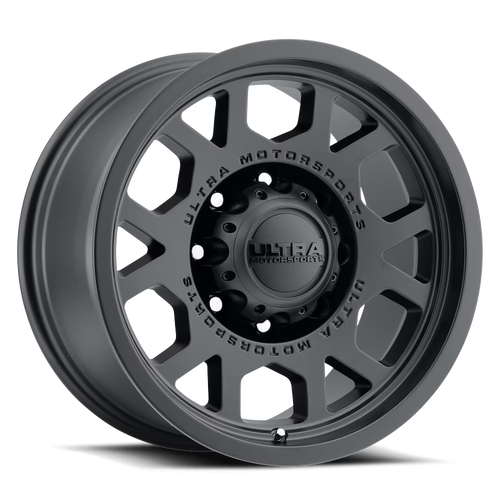 1 X Ultra 114SB The Chief 18X9 8X6.50 125.2 Hub +01 Offset Black Wheel Rim