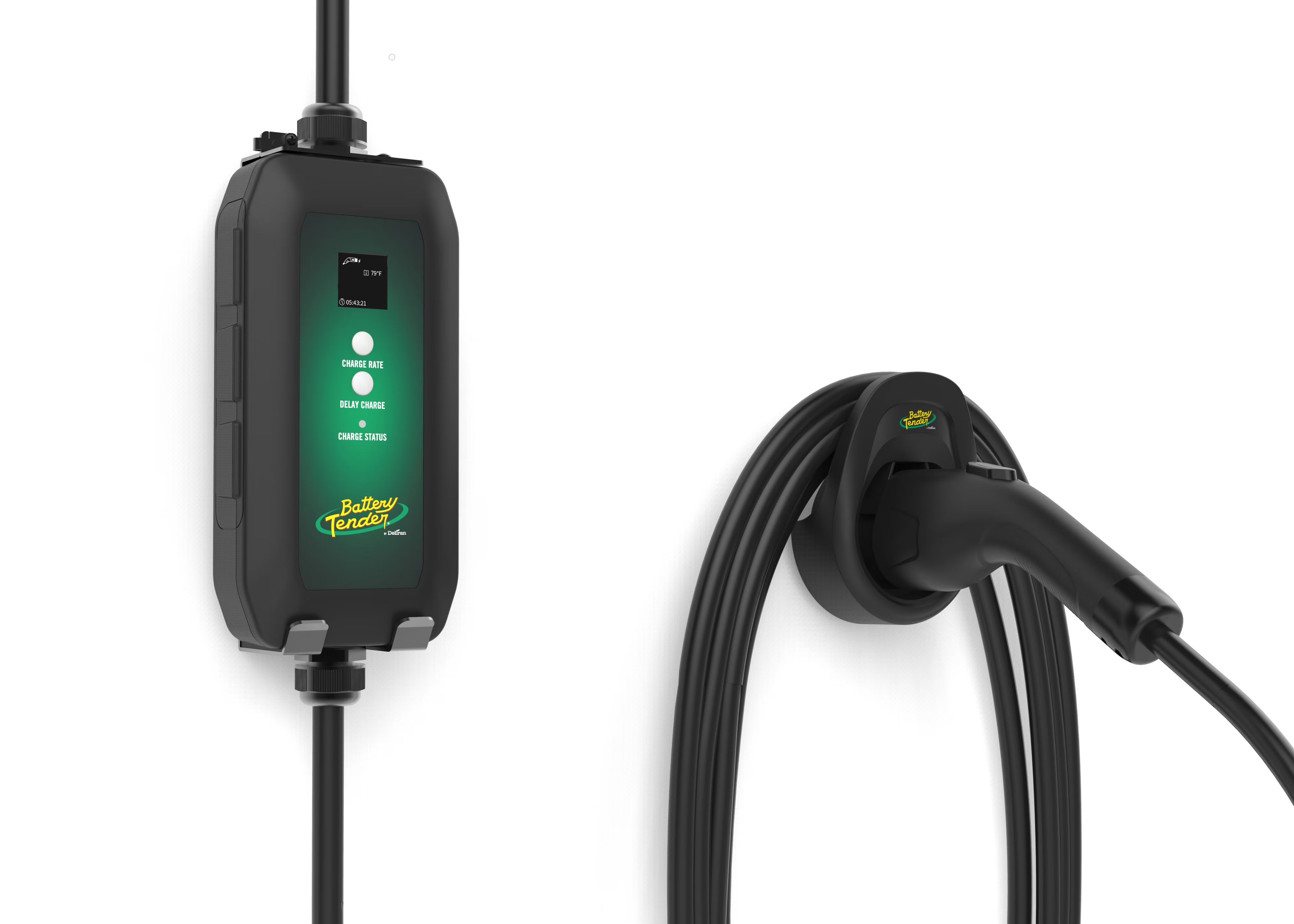Battery Tender eCharge 16 AMP EV Charger - Level 1 Portable Electric Vehicle EV Car Charger - 022-3016-DL-WH