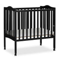 Dream On Me 2-in-1 Lightweight Folding Portable Crib. Black