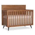 Evolur Stilnovo Mid Century 4-in-1 Convertible Crib. Sugarcane