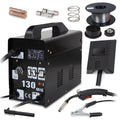 Zeny MIG 130 Gas Less Flux Core Wire Automatic Feed Welding Machine W/ Mask