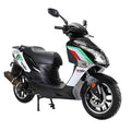 X-Pro Brand New 150cc Gas Moped Motorcycle, 13  Aluminum Wheels, Electric/Kick Start Large Headlights!