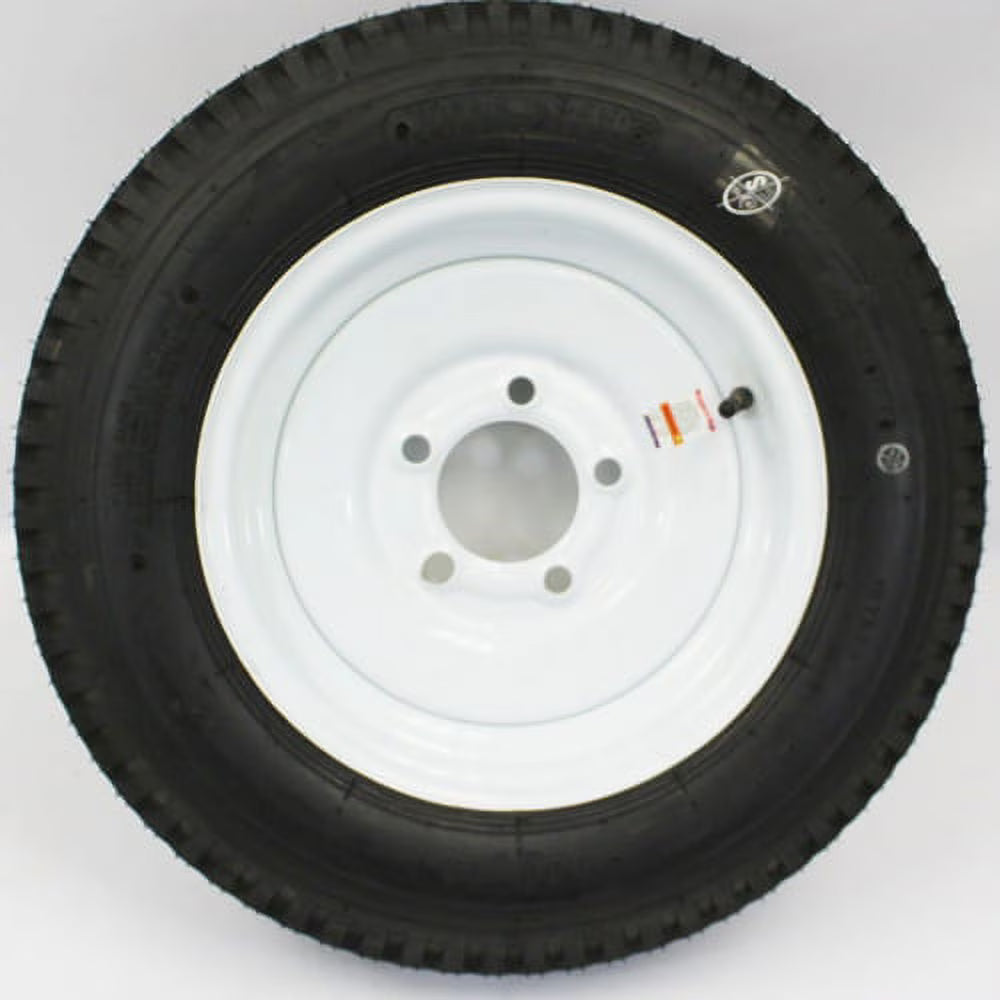 12  X 4  5-4.5  Bolt Circle White Trailer Wheel
