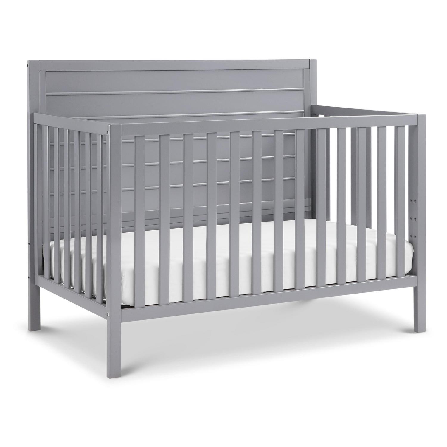 Carter-s By DaVinci Morgan 4-in-1 Pine Wood Convertible Crib in Gray