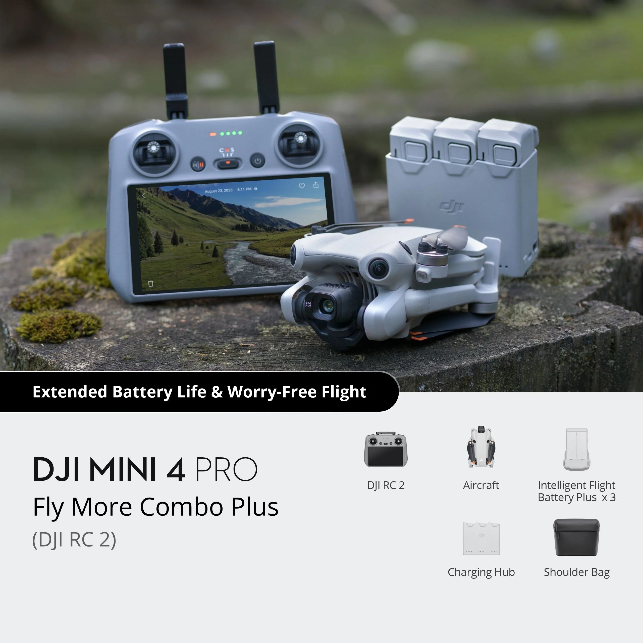DJI Mini 4 Pro Fly More Combo (DJI RC 2)