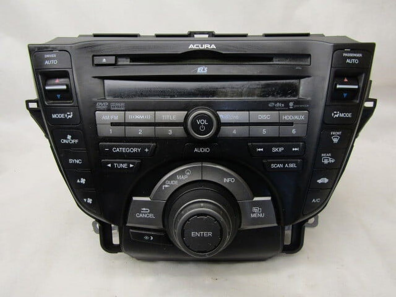 Pre-Owned 2010 2011 Acura TL AM FM CD DVD Navigation Radio Receiver OEM LKQ - Verify Specific Vehicle Fitment In Description - (Good)
