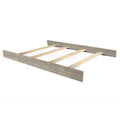Evolur Convertible Crib Wooden Full Size Bed Rail. Windsor Oak Grey