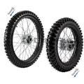 19  Front Tire Rim & 16  Rear Tire Rim Dirt Bike Tire Wheel Assembly 70/100-19 Tire Rim & 90/100-16 Tire Rim & 15mm Bearing for Dirt Pit Bike Monkey 110cc 125cc 140cc 150cc 160cc 200cc 250cc