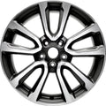 Remanufactured Machined Medium Charcoal Aluminum Wheel 18 x 7.5 403003JA2B fits 2013-2016 Nissan Pathfinder
