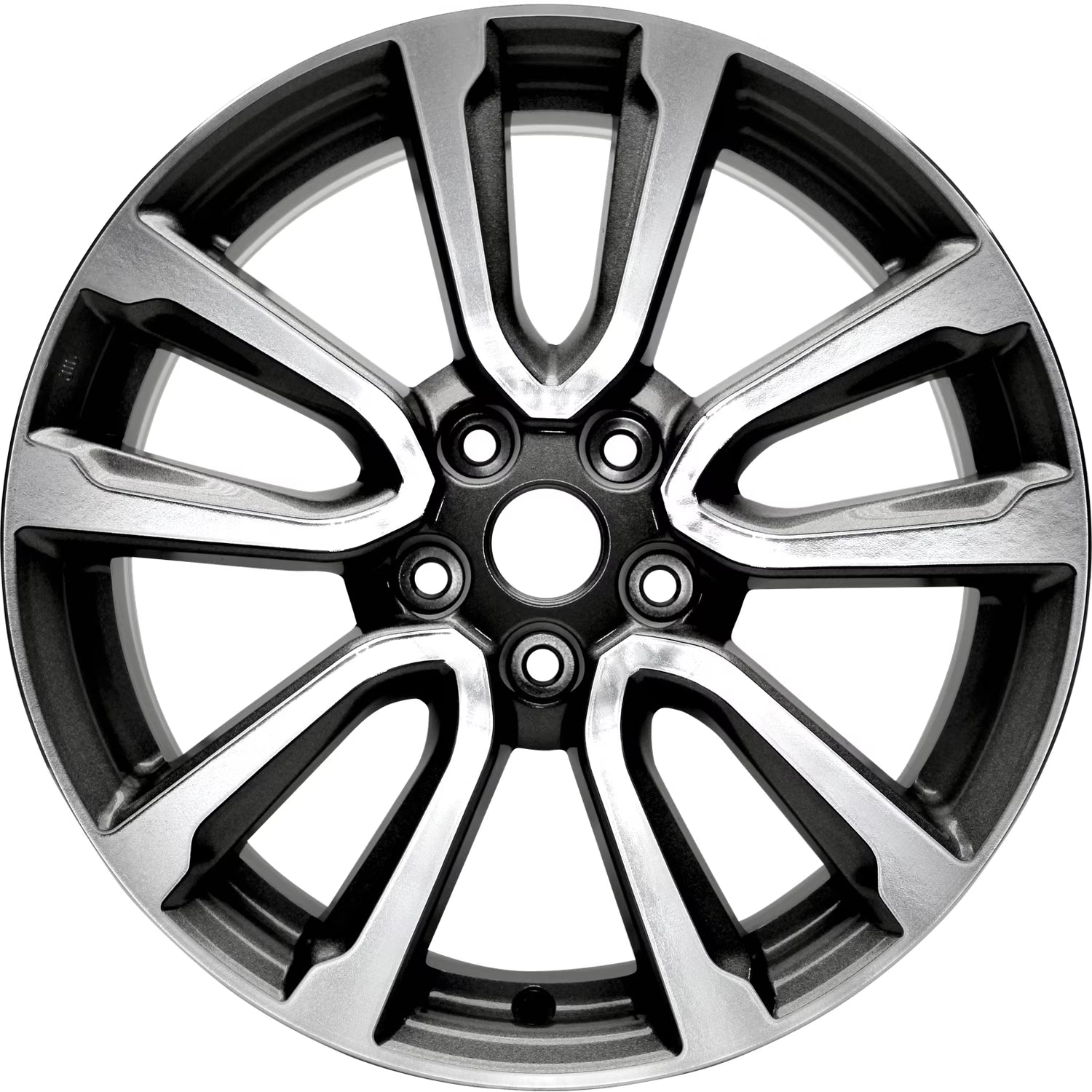 Remanufactured Machined Medium Charcoal Aluminum Wheel 18 x 7.5 403003JA2B fits 2013-2016 Nissan Pathfinder