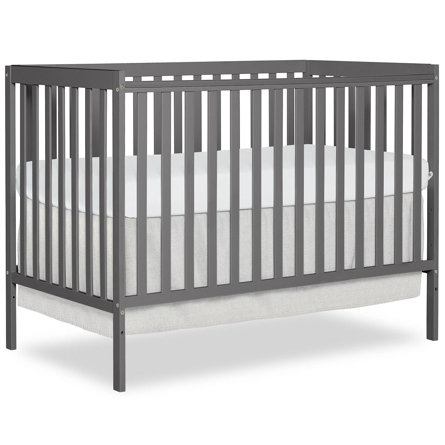 Dream On Me. Synergy. 5 in 1 Convertible Crib In Storm Grey