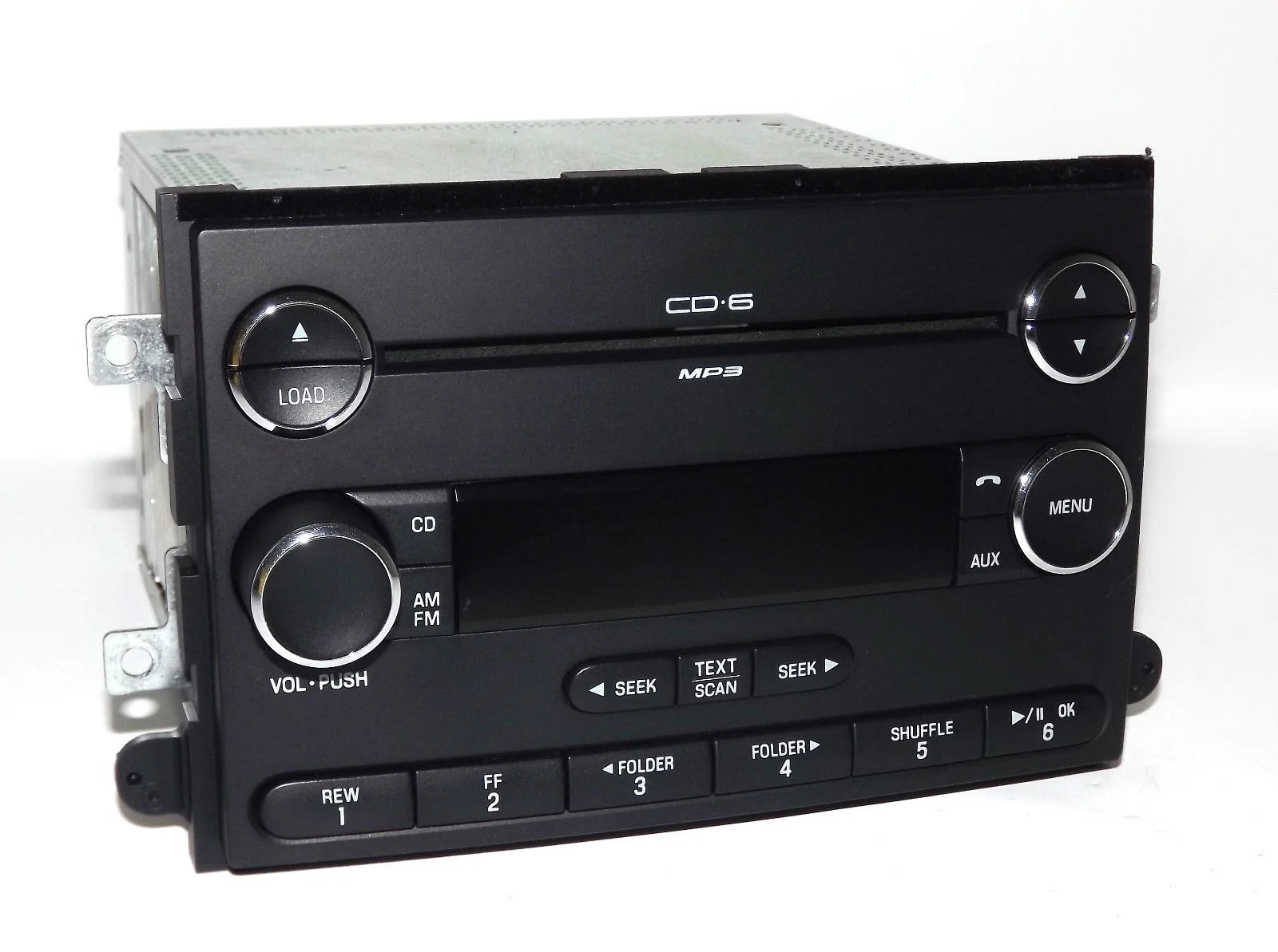 Restored Ford Fusion 2006-09 Mercury Milan AM FM 6 Disc CD Radio Chrome - 8E5T-18C815-AF (Refurbished)