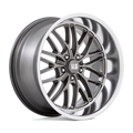 US Mag 1PC Cast Aluminum Rim U139 20X8.5 5X5.0 ANTH DIA-LP 6MM, U13920857350