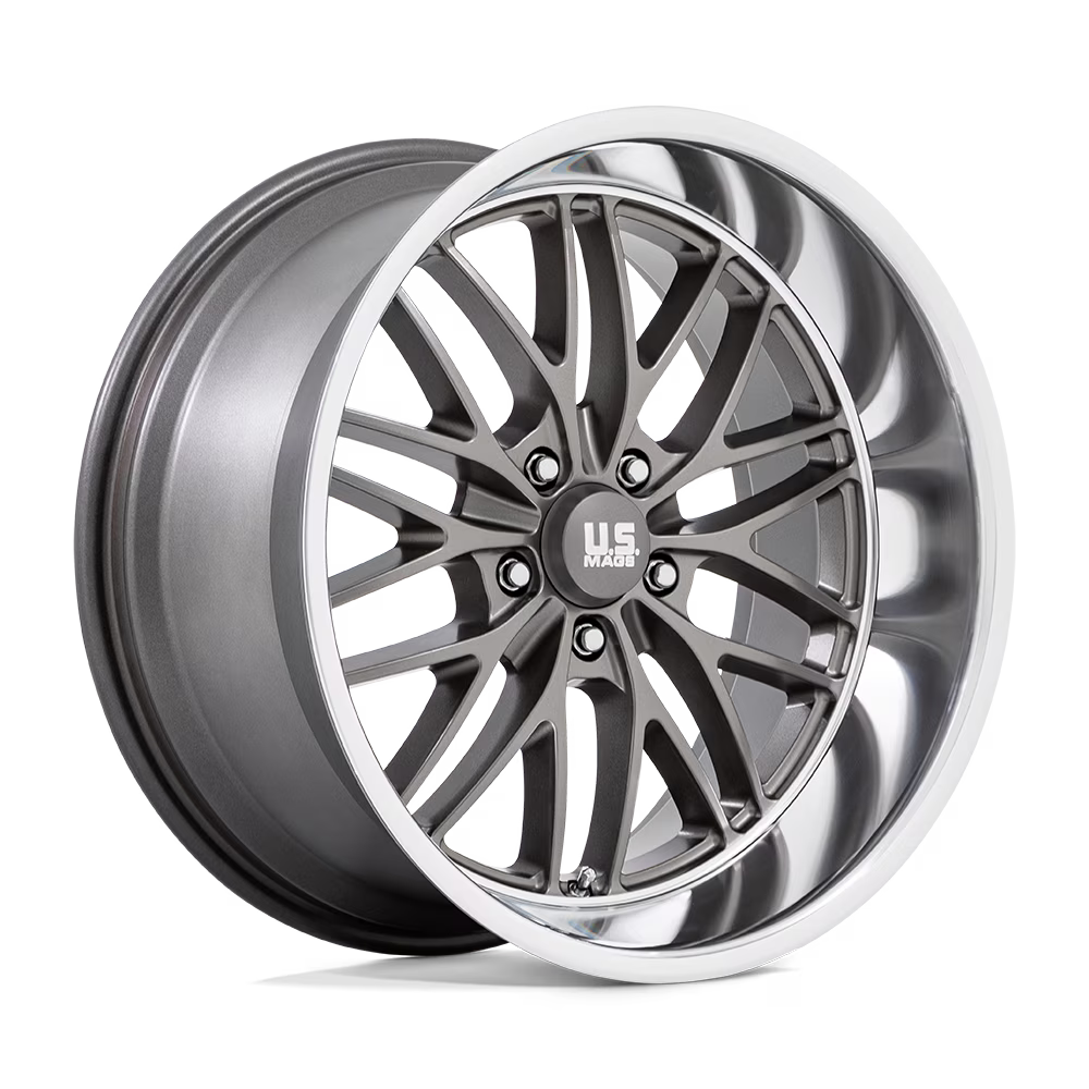 US Mag 1PC Cast Aluminum Rim U139 20X8.5 5X5.0 ANTH DIA-LP 6MM, U13920857350