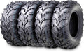 Wanda ATV/UTV Tires 25x8-12 Front & 25x10-12 Rear /6PR P373, Set 4