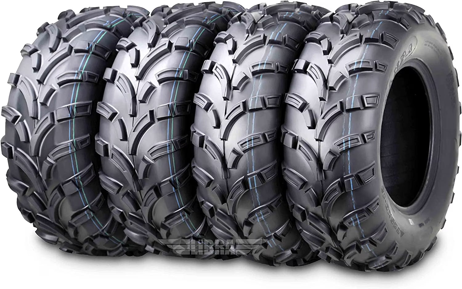Wanda ATV/UTV Tires 25x8-12 Front & 25x10-12 Rear /6PR P373, Set 4