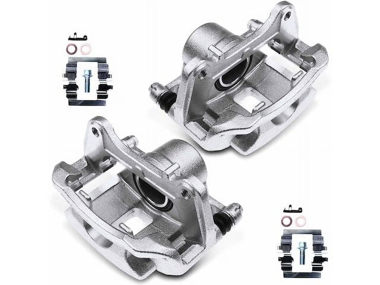 Brake Caliper Set 2 - Compatible with 2007 - 2010 Chevy Cobalt 2.2L 4-Cylinder 2008 2009