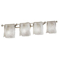 4 Light Wall Mount With Transitional Inspirations 6.25 Inches Tall By 35.25 Inches Wide Kichler Lighting 6314Ni