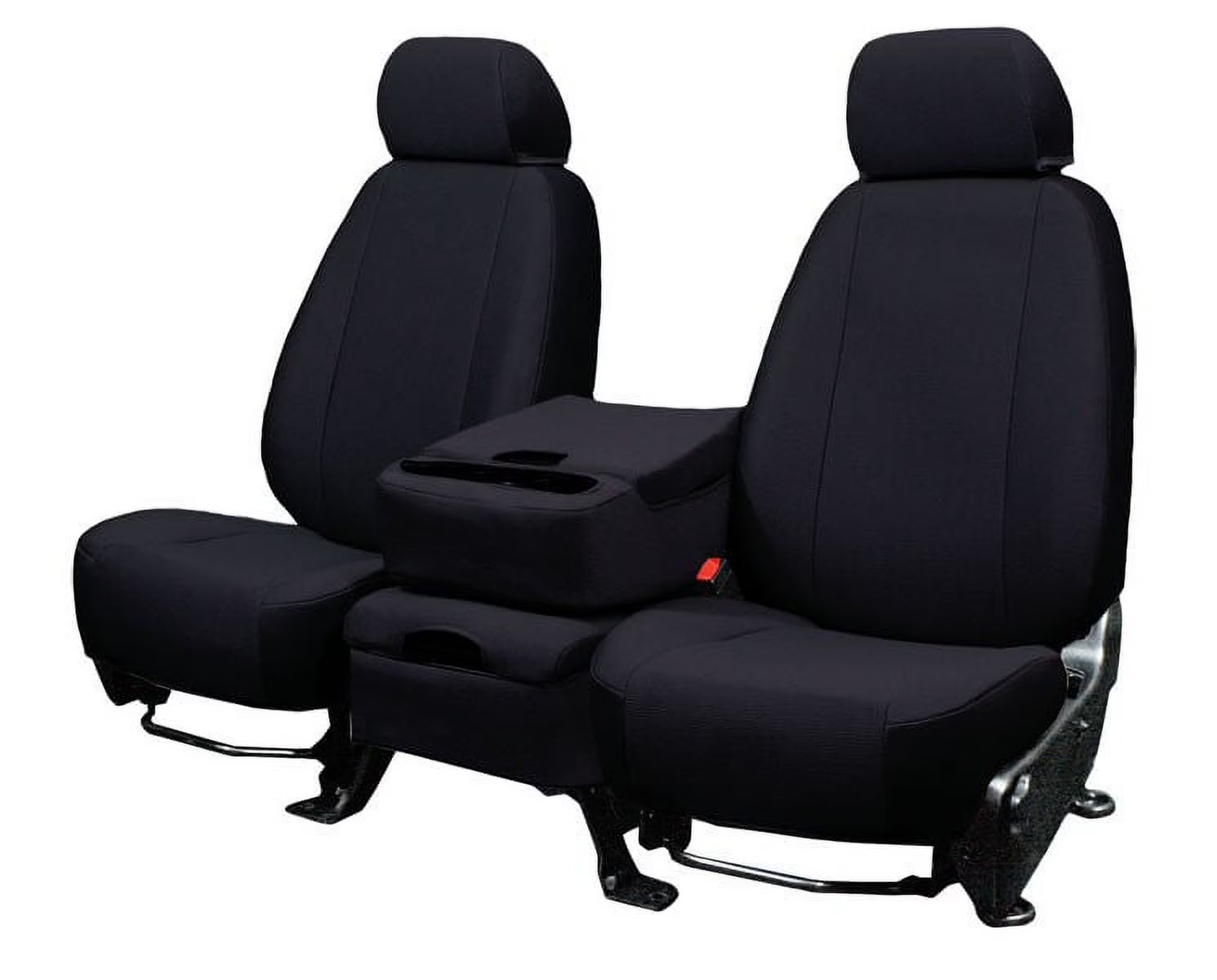 CalTrend Front Buckets SportsTex Seat Covers for 2006-2009 Ford Ranger - FD218-01GA Black Insert and Trim