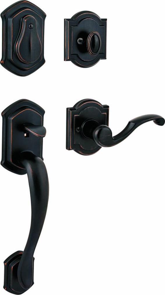180MDHxMDL ARB 11P SMT RCAL RCS CP Medina Handleset with Madrina - Venetian Bronze