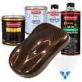 Mahogany Brown Metallic Premium Quart URETHANE BASECOAT CLEARCOAT Auto Paint Kit