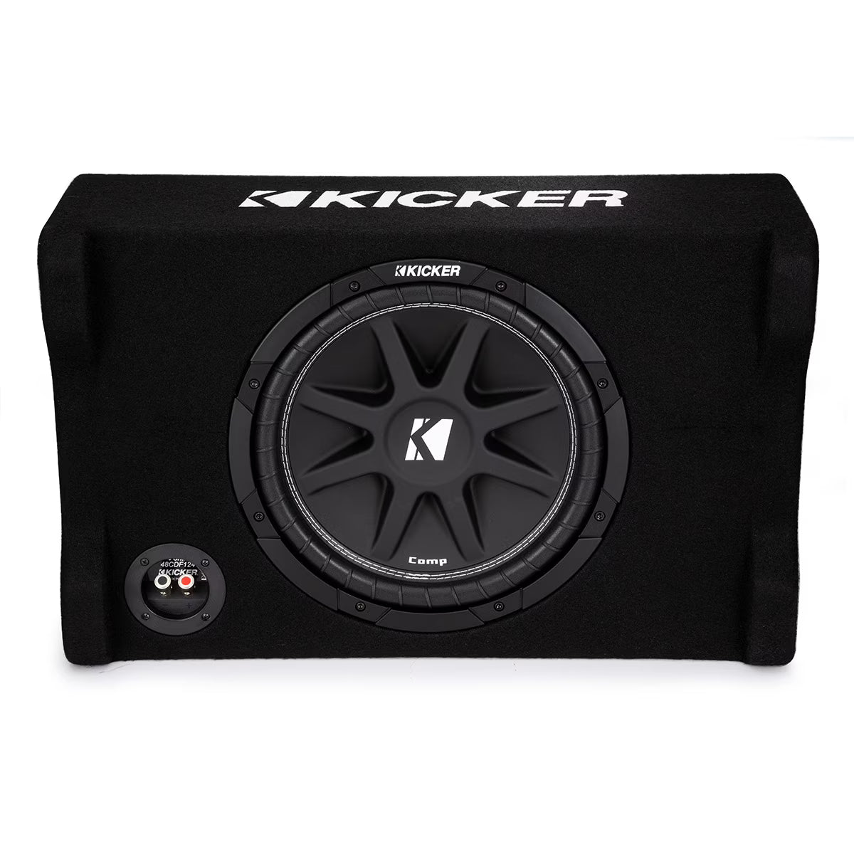 New Kicker 48CDF124 Comp 12  Down-Firing Loaded Subwoofer Enclosure