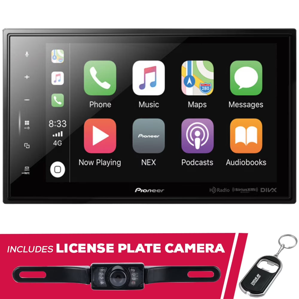 New Pioneer DMH-C5500NEX 8  Digital Multimedia Receiver and License Plate Camera