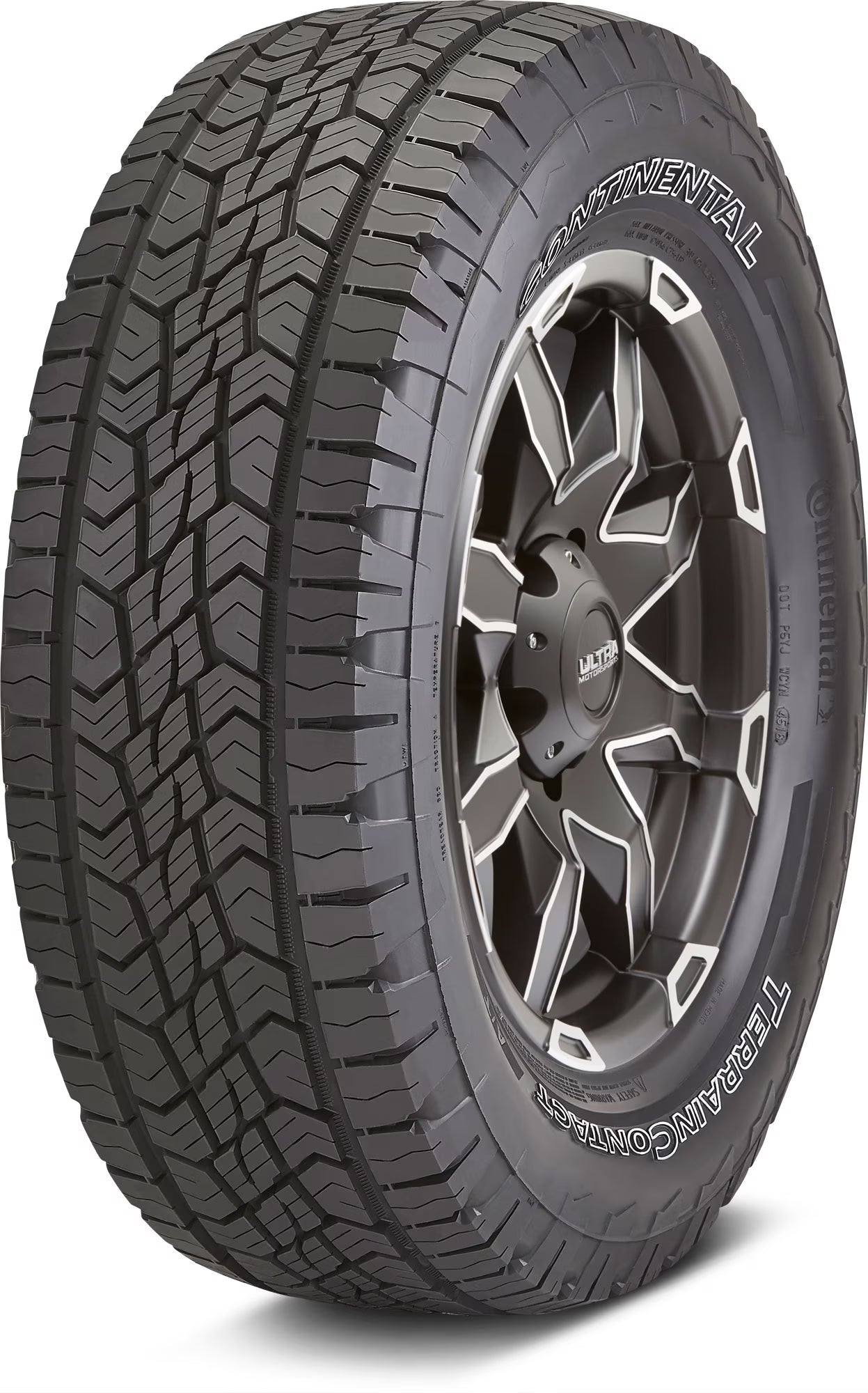 Set of 4 Continental TerrainContact A/T 275/65R18 116T Tires 2756518 275 65 18