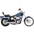 Bassani Road Rage Short 21  Megaphone Chrome 2-into-1 Exhaust System (13312R)