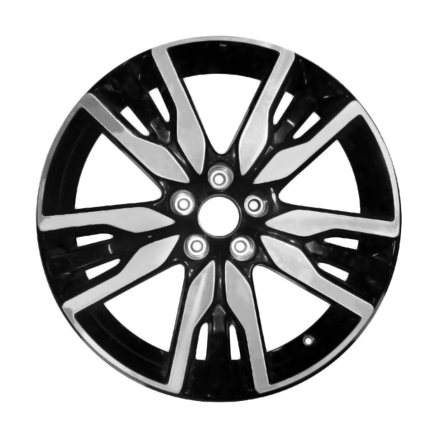 Remanufactured Machined and Painted Black Aluminum Wheel 20 x 8 fits 2019-2022 Honda Pilot