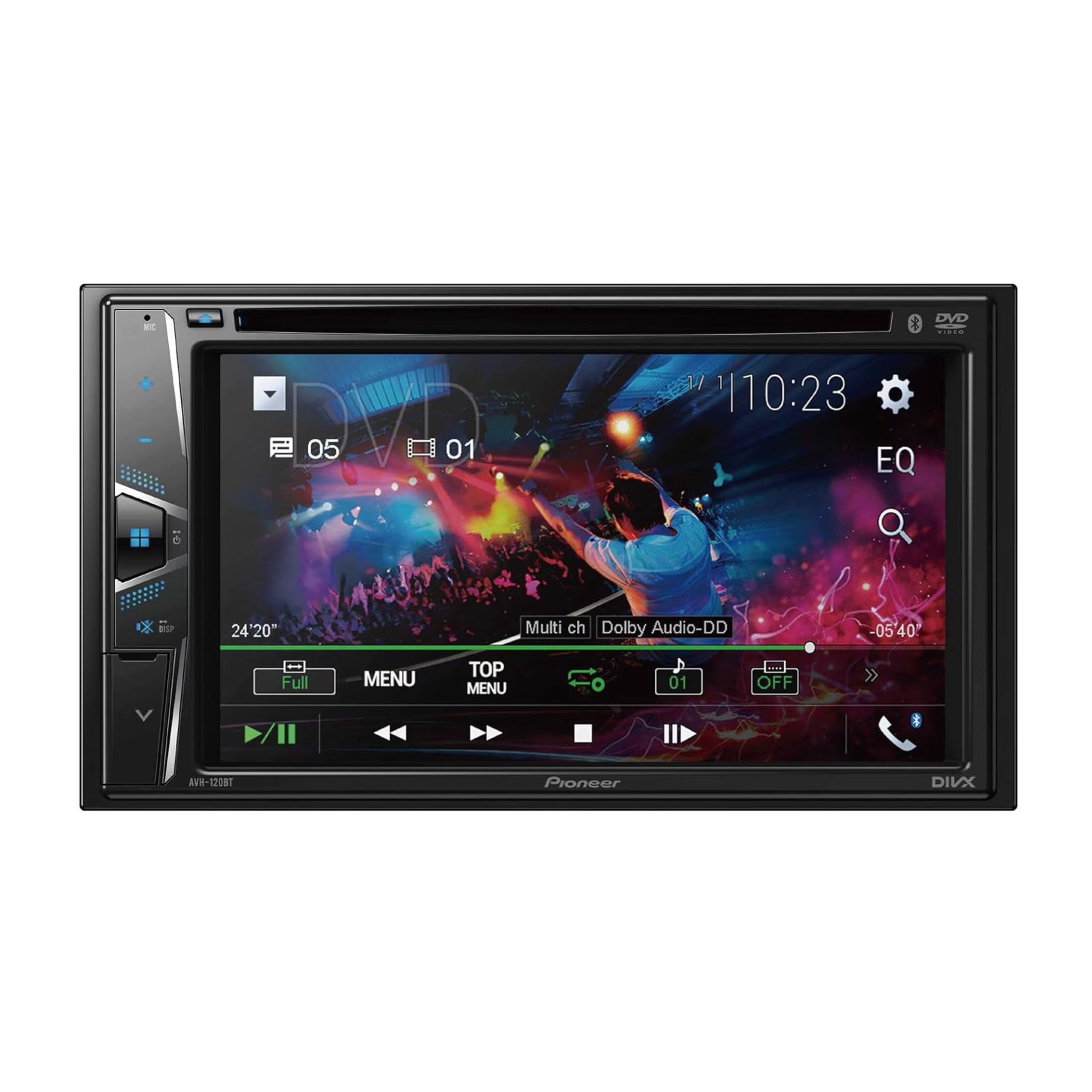 Pioneer AVH-120BT 6.2  - Bluetooth, Android Smartphone Compatible - DVD Receiver