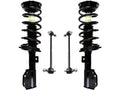 Front Strut Assembly and Sway Bar Link Kit - Compatible with 2010 - 2017 Chevy Equinox 2.4L 4-Cylinder 2011 2012 2013 2014 2015 2016