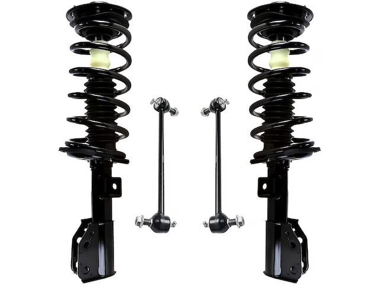 Front Strut Assembly and Sway Bar Link Kit - Compatible with 2010 - 2017 Chevy Equinox 2.4L 4-Cylinder 2011 2012 2013 2014 2015 2016