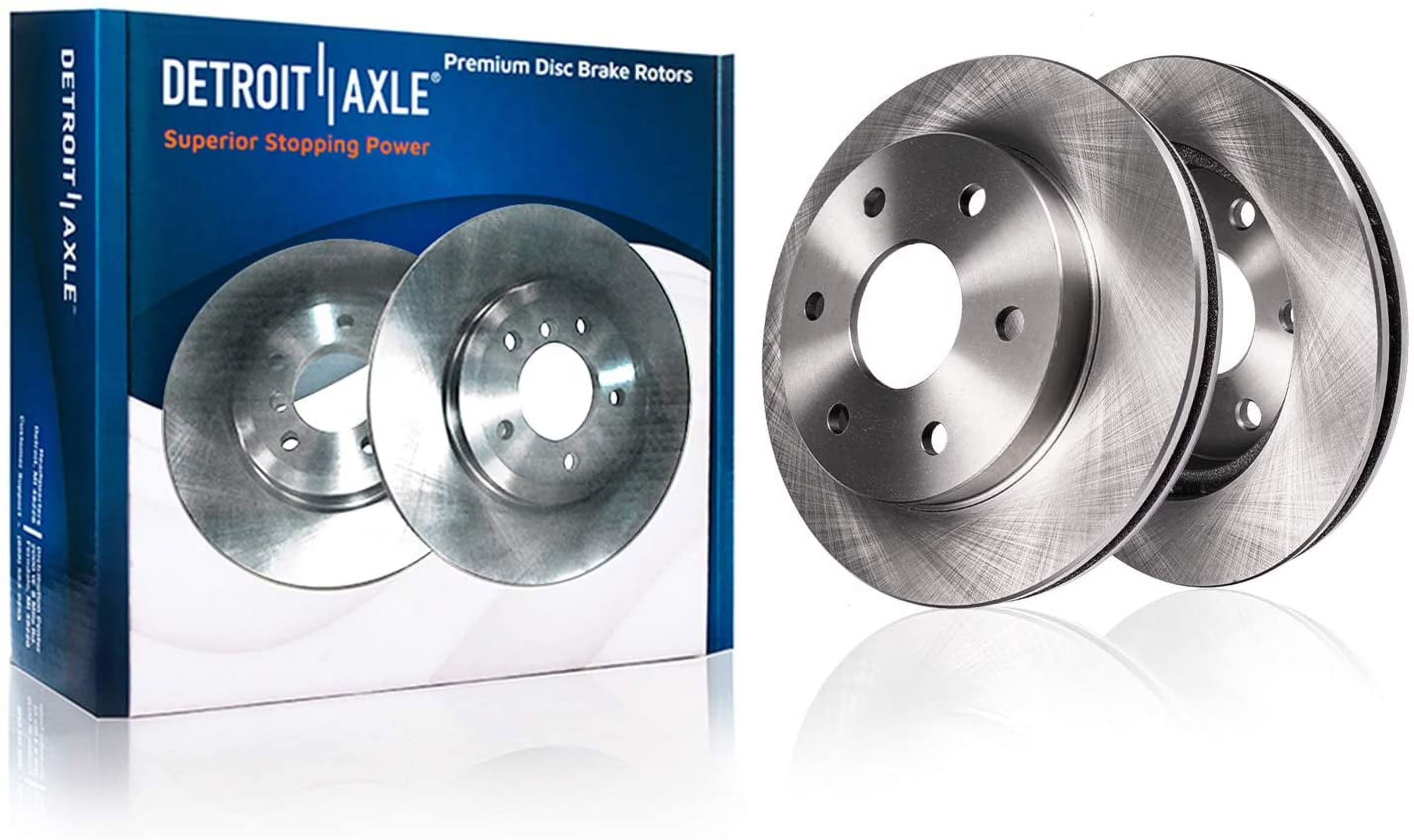 Detroit Axle - Front Brake Rotors for 6 Lug 4.2L Buick Rainier Chevrolet Trailblazer GMC Envoy Isuzu Ascender Brake Rotors Replacement Brakes and Rotors: 11.89  Rotors