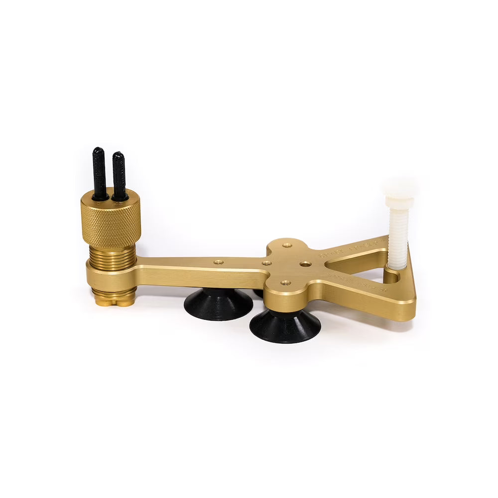 Windshield Crack Repair Tool - Dual Head (Aluminum Base and Injector, Molded Pistons)