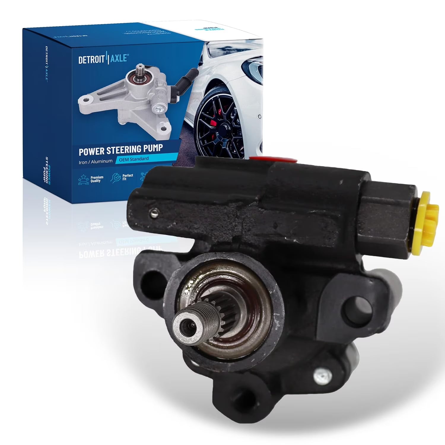 Detroit Axle - Power Steering Pump for 1999-2003 Lexus RX300 Toyota Highlander, Power Steering Pump Replacement 21-5258