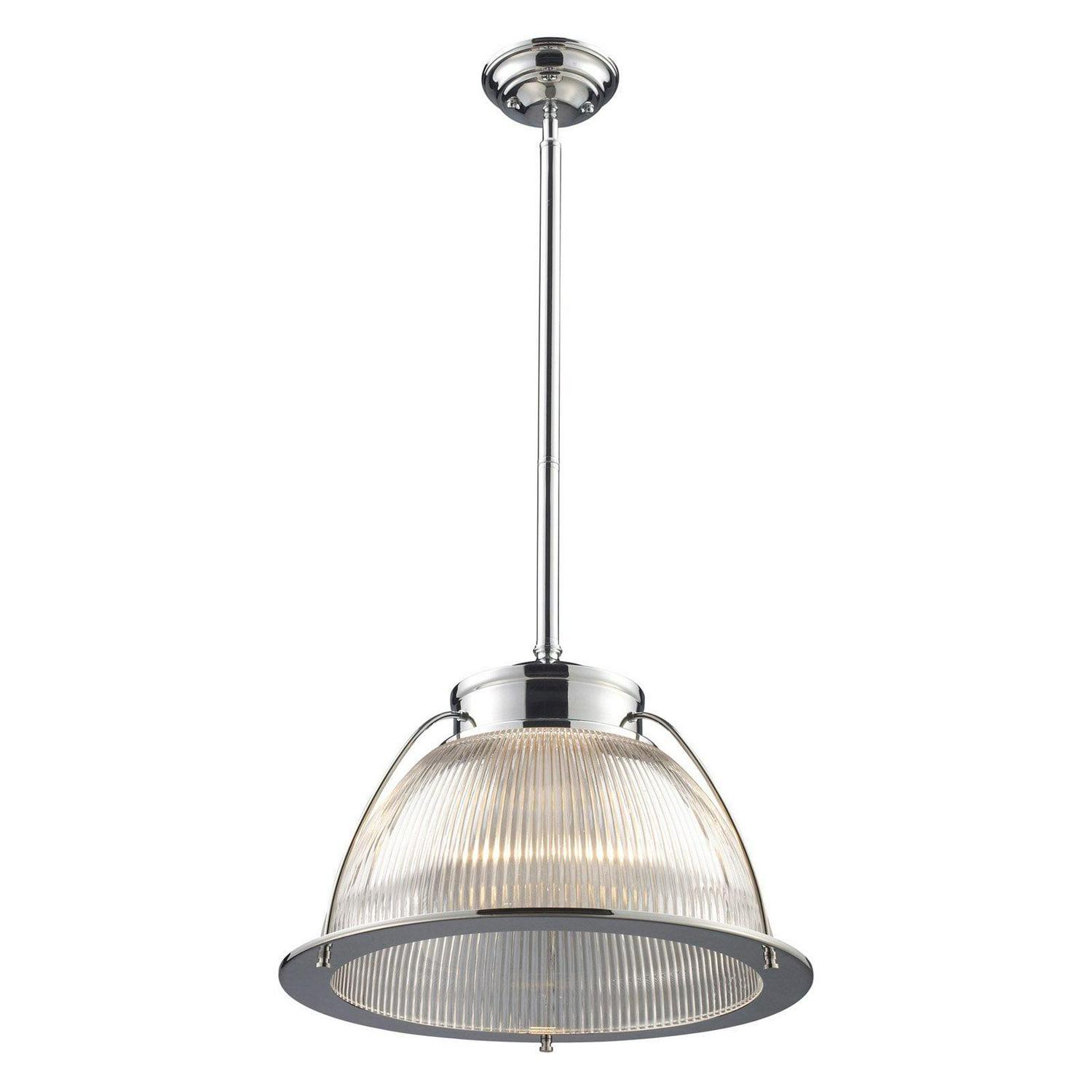 1-Light Pendant in Polished Chrome Finish