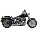 Bassani Pro Street Chrome Exhaust System w/Turn Out Ends (1S24D)