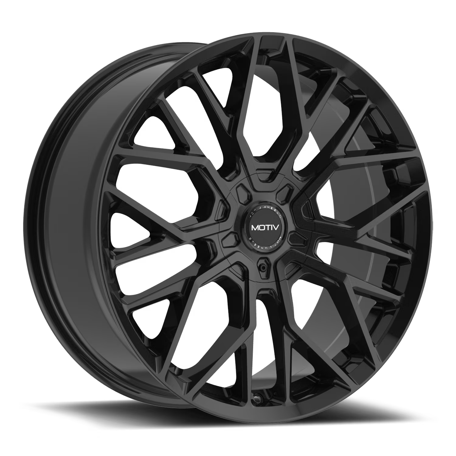 16x7.5 Motiv 441B Zenith Gloss Black Wheel 5x100/5x4.5 (40mm)
