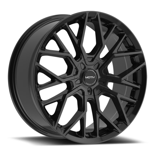 16x7.5 Motiv 441B Zenith Gloss Black Wheel 5x100/5x4.5 (40mm)