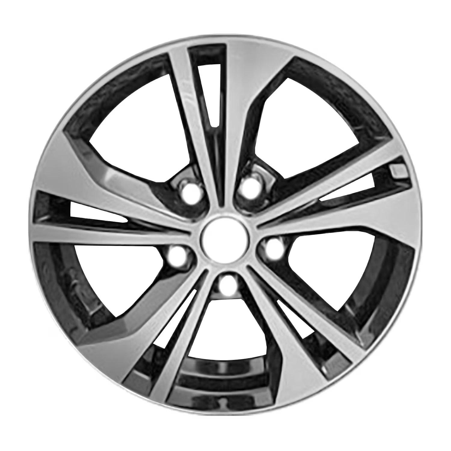 Remanufactured Machined and Painted Black Aluminum Wheel 16 x 6.5 fits 2020-2022 Nissan Sentra