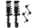 Rear Strut Assembly and Sway Bar Link Kit - Compatible with 1993 - 2002 Toyota Corolla Sedan 1994 1995 1996 1997 1998 1999 2000 2001